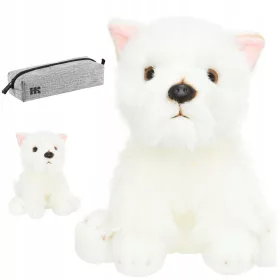    SMILY PLAY CUTE MASCOT PELUCHE TERRIER DOG, morbido come vero + astuccio tubolare Hilånke