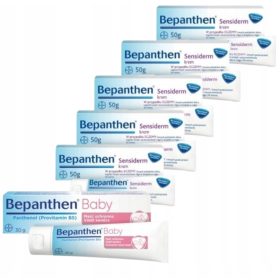   Set di Crema Bepanthen Sensiderm 5 x 50 g + GRATIS Bepanthen Baby 30g