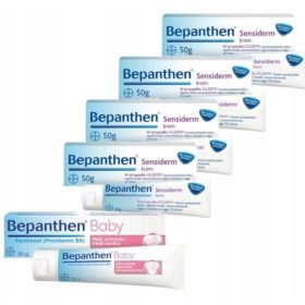   Set Crema Bepanthen Sensiderm 4 x 50 g + Omaggio Bepanthen Baby 30 g