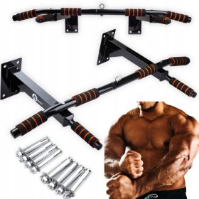    BARRA PER TRAZIONI DA PARETE MULTIFUNZIONE FINO A 250KG + PORTA SACCO