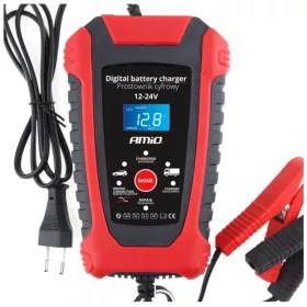    Caricabatteria raddrizzatore digitale per auto 6A 3A 12V 24V