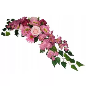    Una decorazione per lapide, un bouquet, una composizione per un cimitero, una tomba, un bouquet in vaso