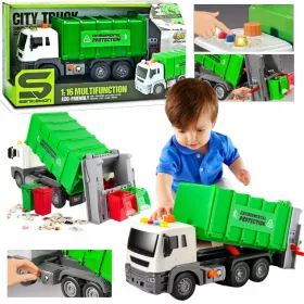    CAMION PER RIFIUTI GRANDE AUTO EDUCATIVA SEGREGAZIONE DEI RIFIUTI SUONO LUCE