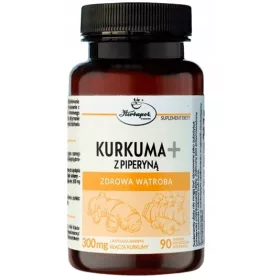   Curcuma+ con Piperina per il Benessere del Fegato - Integratore Alimentare