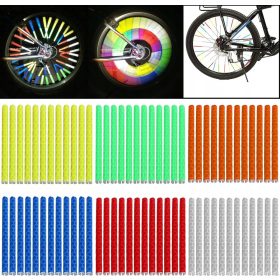    72 tubi per raggi riflettenti, neon, lucidi, universali, DIVERSI COLORI