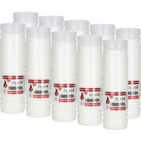    Inserti in Paraffina per Lumini BISPOL WP7N 168H - Confezione da 10