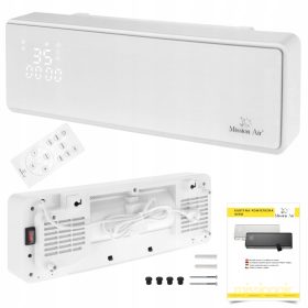    Riscaldatore elettrico a risparmio energetico BARRIERA D'ARIA TIMER PILOTA 2000W