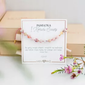    Bracciale 10 rosari ROSARIO - souvenir COMUNIONE, BATTESIMO_DEDICA