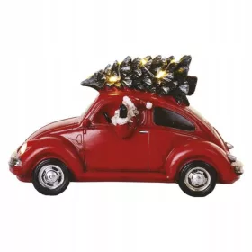    Scarabeo con Babbo Natale e albero di Natale 10 LED 22 cm 3xAA
