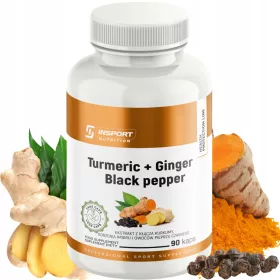   Supplemento Dietetico Insport Nutrition con Curcuma, Zenzero e Pepe Nero - 90 Capsule