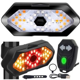    Fanale posteriore per bicicletta. SEGNALE DI DIREZIONE, posteriore per bicicletta, illuminazione di segnalazione