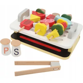    Set di griglie piccole in legno per barbecue, accessori per barbecue