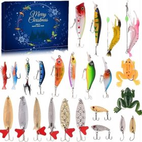    Calendario dell'Avvento con esche, fantastici regali di Natale per la pesca
