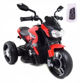    Motocicletta a batteria per bambini BMW K1300S Rossa + Ruote ausiliarie +