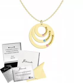    Catena in oro per il nome della mamma del bambino ARGENTO 925 Incisione gratuita per la festa della mamma