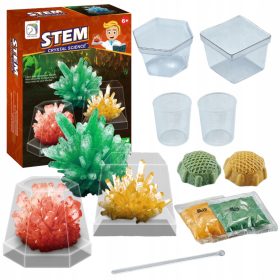    KIT EDUCATIVO SCIENTIFICO ESPERIMENTO SCIENTIFICO DELLA COLTIVAZIONE DEI DIAMANTI DEI CRISTALLI