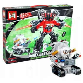    WC SKIBIDI 617ele Titan Speakerman FIGURA CAMERAMAN + VEICOLO