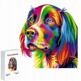    PUZZLE IN LEGNO PER BAMBINI ADULTI 133 PEZZI CANE REGALO PER BAMBINI