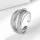 Anello da donna dal design di lusso, argento S925, zircone 5A