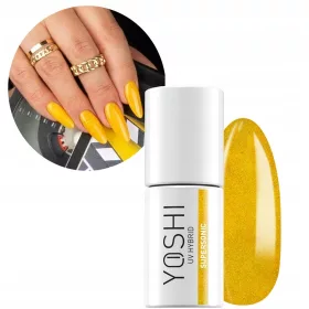    YOSHI SMALTO IBRIDO CON EFFETTO FLASH, GIALLO RIFLETTENTE 010 SUPERSONIC 6 ml