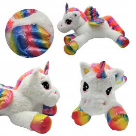    ENORME PELUCHE MASCOTTE UNICORNO SIMPATICO PELUCHE PER BAMBINI 75 CM