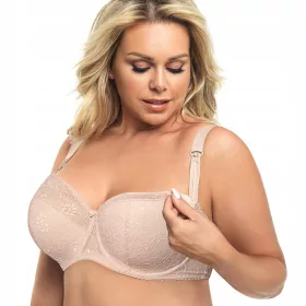    Reggiseno semiimbottito Gorsenia, beige 55977 MK14, taglia 65I