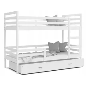  Letto a castello Eurotel Jacek 86 x 198 cm bianco