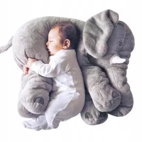    CUSCINO GRANDE ELEFANTE MASCOTTE COCCOLE ORSACCHIOTTO REGALO PER BAMBINI JASIEK
