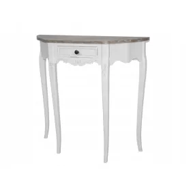  Consolle Livin Hill, bianco opaco, 80 x 80 x 30 cm