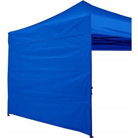   Parete Laterale di Ricambio per Tenda Rapida 3x3m - Poliestere, Colori Blu o Nero