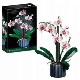    Set grande di mattoni in mattoni, bouquet di fiori, 608 elementi, decorazione eterna