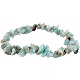    BRACCIALE - Pietre preziose naturali LARIMAR della Repubblica Dominicana TALISMANO