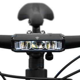    Lampada potente Torcia BICICLETTA Luce alogena 3 x LED anteriori 1200 lm