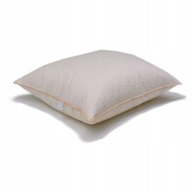   Cuscino "Piuma VIP" Premium con Imbottitura in Piuma d'Oca Disponibile in Rosa o Ecru