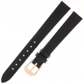    HIRSCH Texas - 12 mm - NERO - Cinturino per orologio in pelle