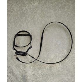    Cavezza, briglia, redini (briglia) Hobby Horse A3 NERO con paillettes