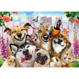  WoodenCity Puzzle in Legno 1000 pezzi Animali Pazzi