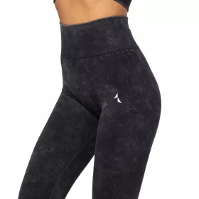    Yasmine Carpatree Marble leggings sportivi da donna a vita alta M neri