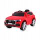  Audi Q8 Sollevatore a Batteria per Bambini Rosso + Telecomando + EVA + Avvio Libero