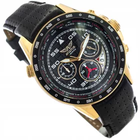    OROLOGIO DA UOMO AVIATOR AVW7770G116 CINTURINO CRONOMETRO DATA OROLOGIO RESISTENTE