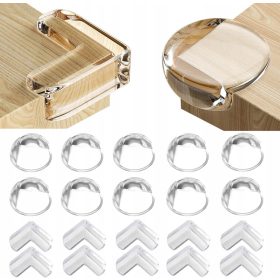    PROTEZIONI IN SILICONE PER GLI ANGOLI DEI MOBILI DA TAVOLA PER BAMBINI