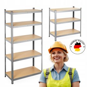    Scaffale da magazzino in metallo Malatec 180 x 90 x 40 cm max 175 kg per ripiano