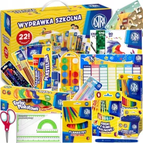    CORTO SCUOLA pastelli plastilina pennarelli 22 pz ASTRA +3 OMAGGIO