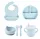  PRIMI PIATTI SET PAPERONE PIATTI IN SILICONE