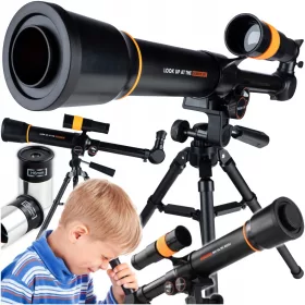    TELESCOPIO ASTRONOMICO DIDATTICO Telescopio di osservazione TREPPIEDE GIORNATA DEI BAMBINI