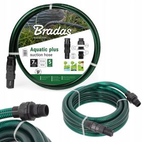    Tubo di aspirazione con valvola di non ritorno, 7 m, per pompe da giardino