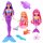  Set bambola Anlily Sirena con pesci colorati ZA3921