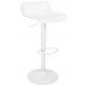  Sgabello King Home, bianco, 96 cm, plastica