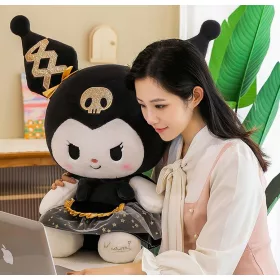    GRANDE MASCOTTE GATTO KUROMI, PELUCHE, COCCOLE ORSO CREWMATE 70 cm