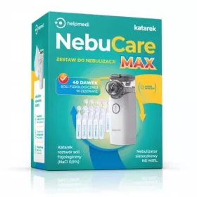  Set di nebulizzazione HelpMedi NebuCare MAX, grigio